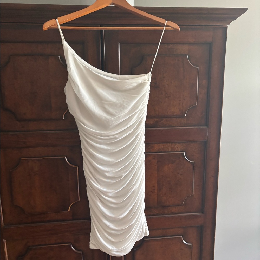 Princess Polly One Shoulder White Dress